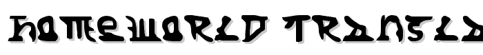 Homeworld Translator font